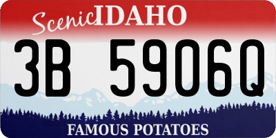 ID license plate 3B5906Q