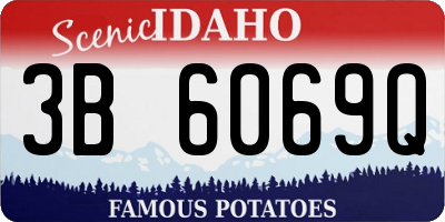 ID license plate 3B6069Q