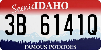 ID license plate 3B6141Q