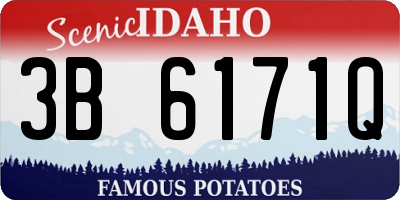 ID license plate 3B6171Q