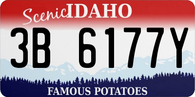 ID license plate 3B6177Y