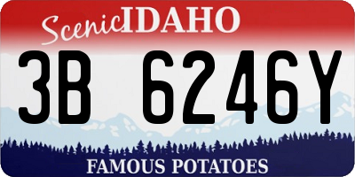 ID license plate 3B6246Y