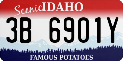 ID license plate 3B6901Y