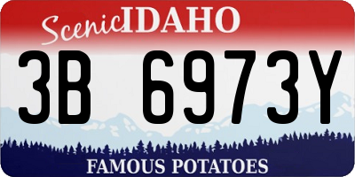 ID license plate 3B6973Y