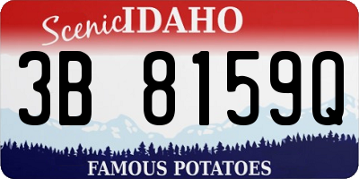 ID license plate 3B8159Q