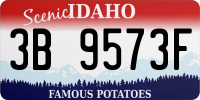 ID license plate 3B9573F