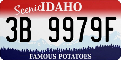 ID license plate 3B9979F