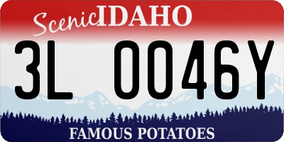 ID license plate 3L0046Y