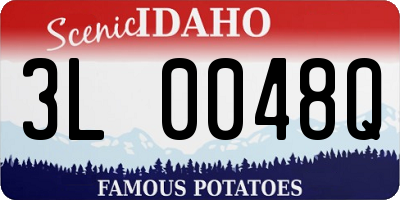 ID license plate 3L0048Q