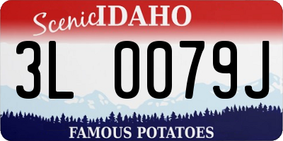 ID license plate 3L0079J