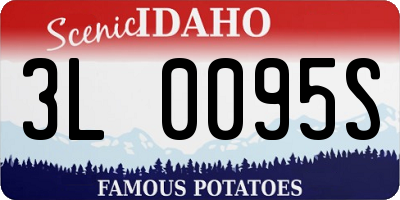 ID license plate 3L0095S
