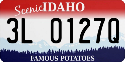 ID license plate 3L0127Q