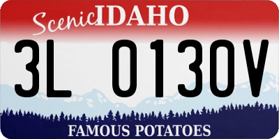 ID license plate 3L0130V