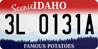 ID license plate 3L0131A