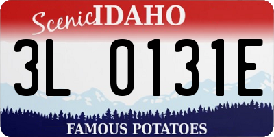 ID license plate 3L0131E