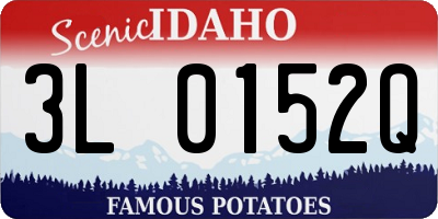 ID license plate 3L0152Q