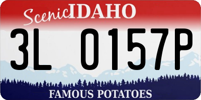 ID license plate 3L0157P