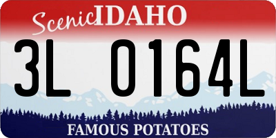ID license plate 3L0164L