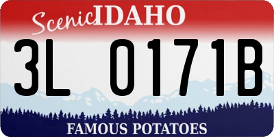ID license plate 3L0171B