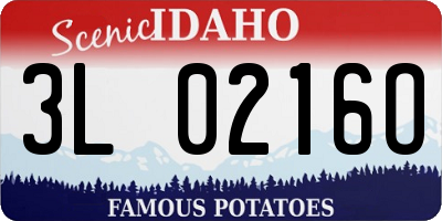 ID license plate 3L0216O
