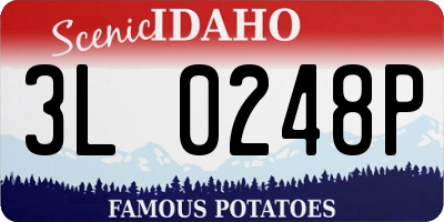 ID license plate 3L0248P