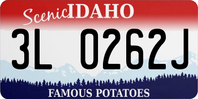 ID license plate 3L0262J