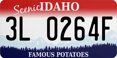 ID license plate 3L0264F