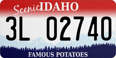ID license plate 3L0274O