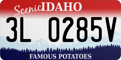 ID license plate 3L0285V