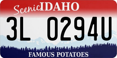 ID license plate 3L0294U