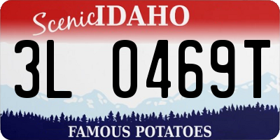 ID license plate 3L0469T