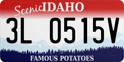 ID license plate 3L0515V