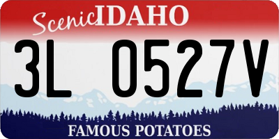 ID license plate 3L0527V