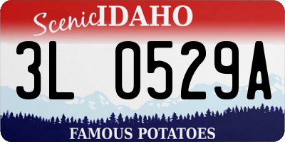 ID license plate 3L0529A