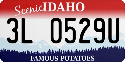 ID license plate 3L0529U