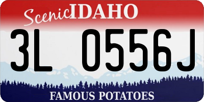 ID license plate 3L0556J