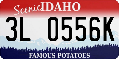 ID license plate 3L0556K
