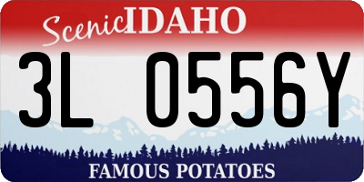ID license plate 3L0556Y