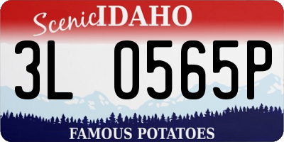 ID license plate 3L0565P