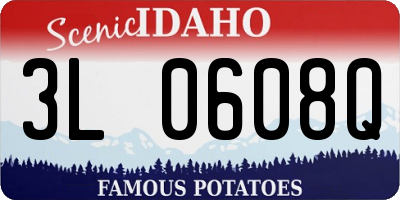 ID license plate 3L0608Q