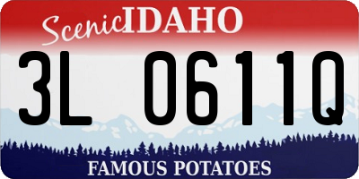 ID license plate 3L0611Q