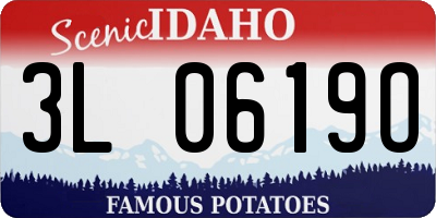 ID license plate 3L0619O