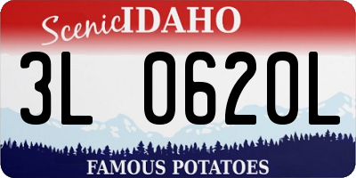 ID license plate 3L0620L