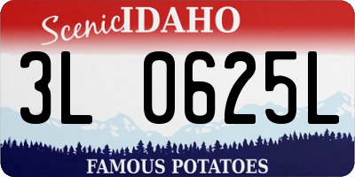 ID license plate 3L0625L