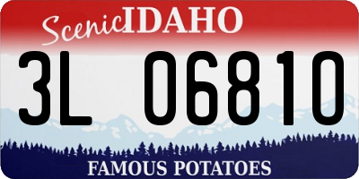 ID license plate 3L0681O