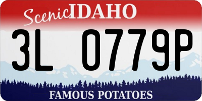 ID license plate 3L0779P