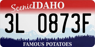 ID license plate 3L0873F