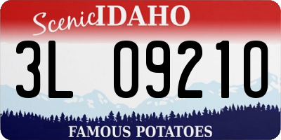 ID license plate 3L0921O