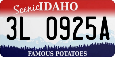 ID license plate 3L0925A