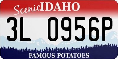 ID license plate 3L0956P